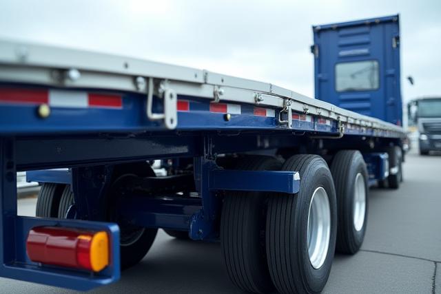 Extendable flatbed trailer
