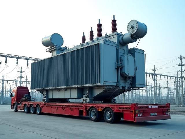 Industrial power transformer transport